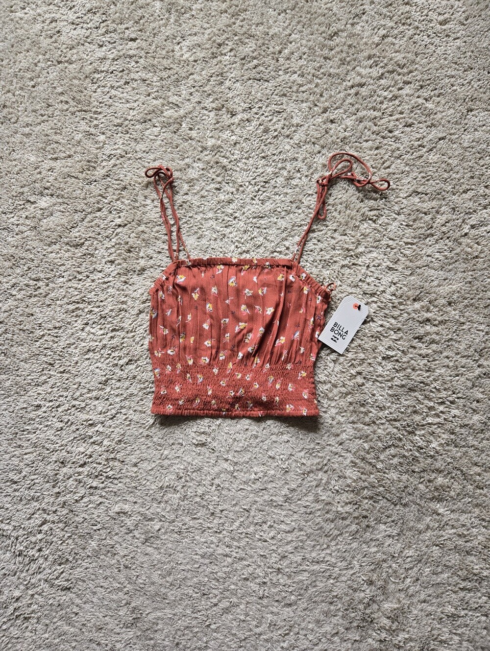 Billabong Crop Top Size S Spaghetti Strap